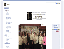 Tablet Screenshot of acsaregion7.net